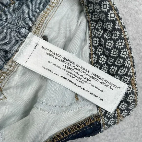 Ariat REAL Jeans Womens 28S (29 x 30) Rosa Perfect Rise Boot Cut Lita Denim - Picture 12 of 14